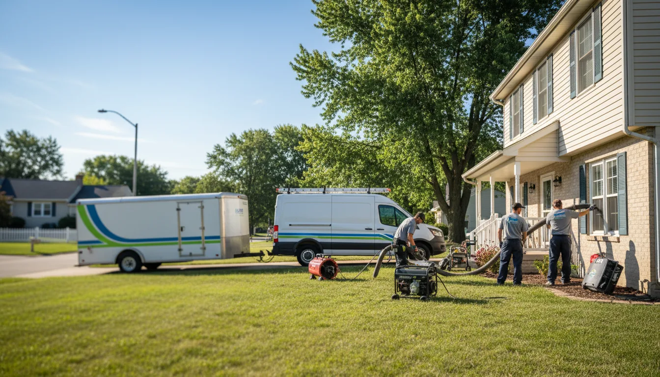 Flooded Basement Restoration And Cleanup With Repair in Bird Island, MN near me